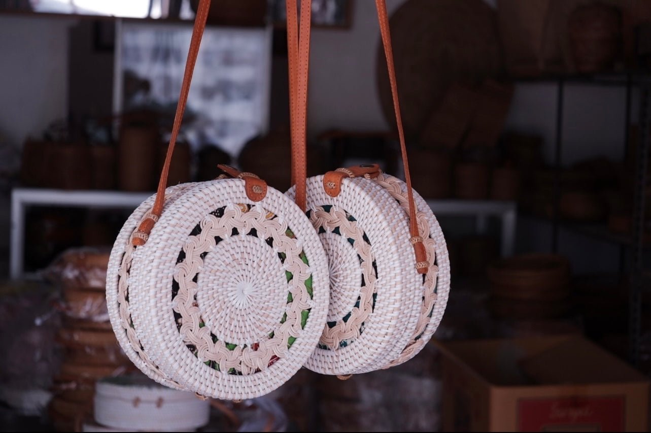 White Rattan - Woven - STRAWBAGS_KE